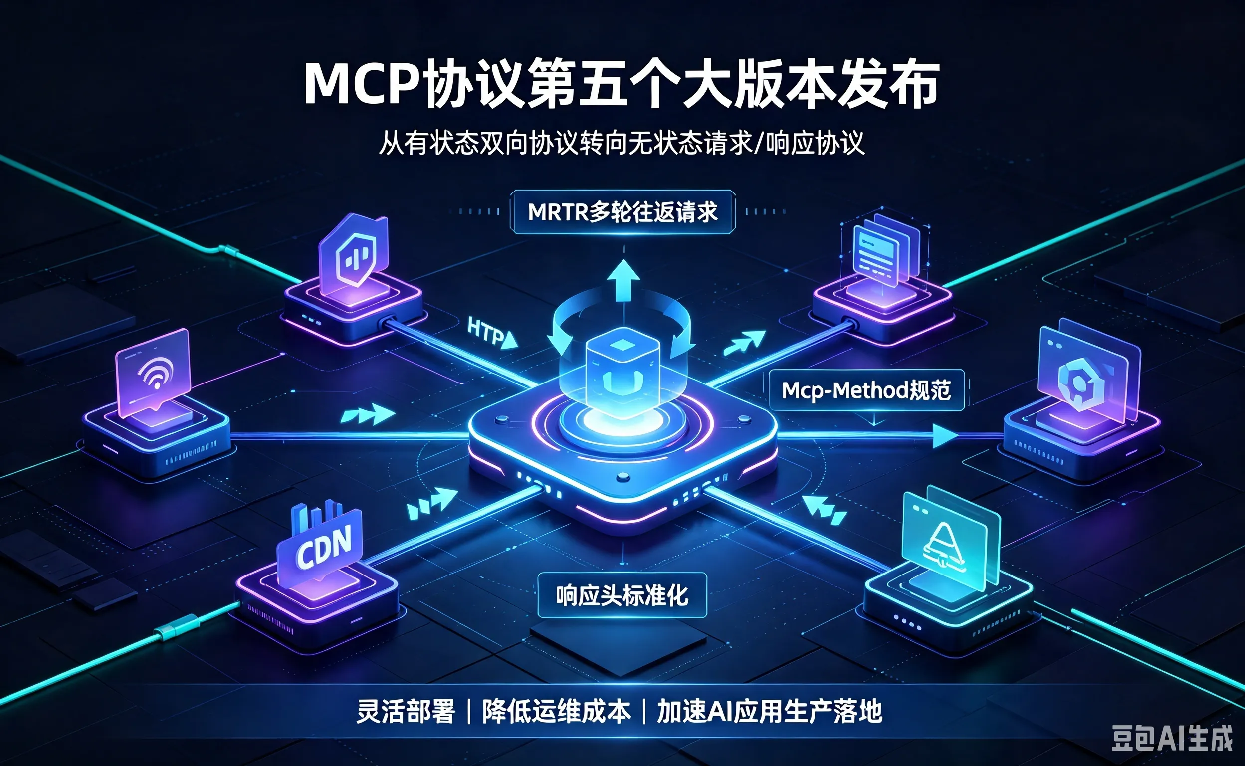 MCP 协议升级 + 无状态分布式架构 + AI 工具通信效率