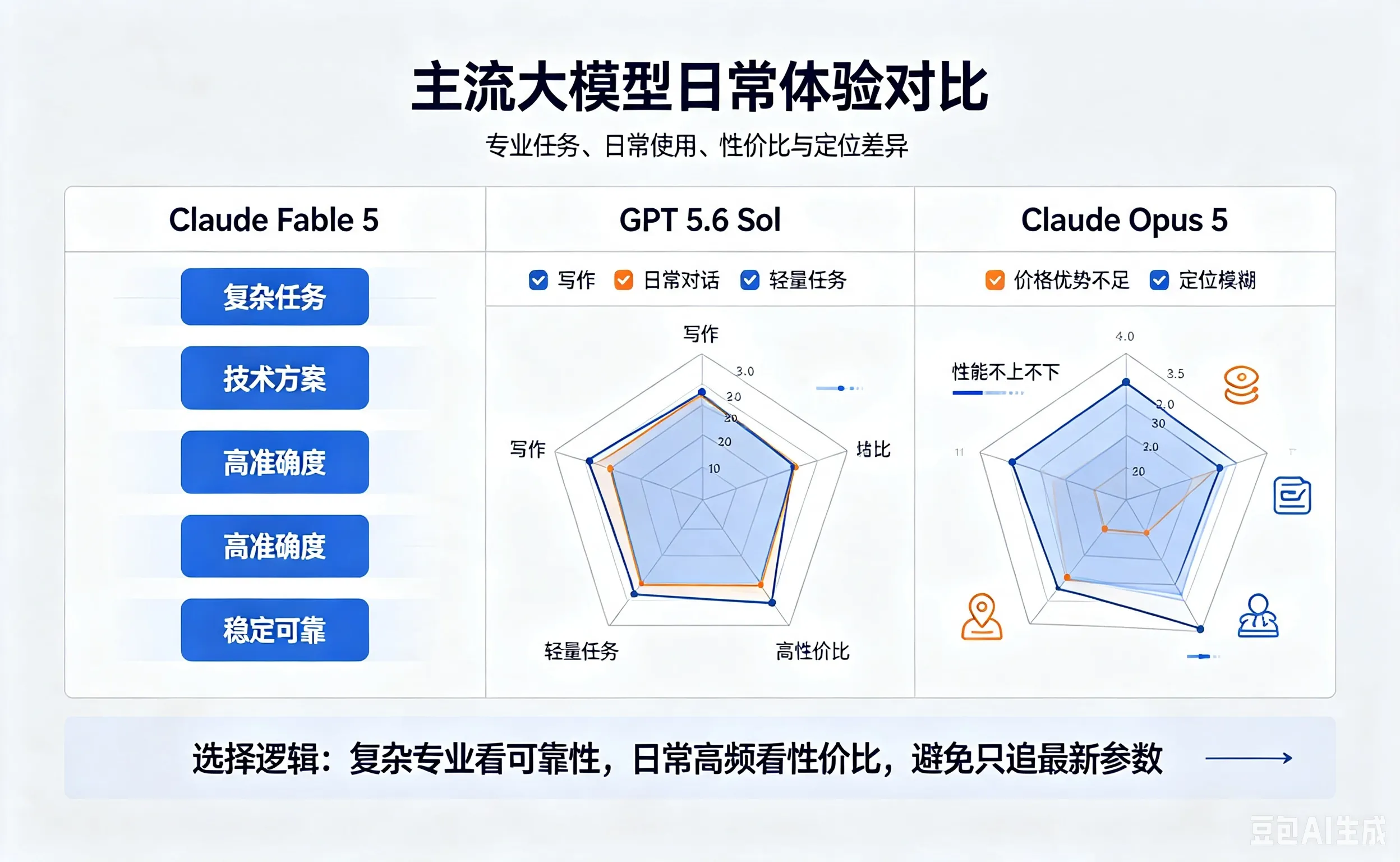 三大主流大模型日常体验对比